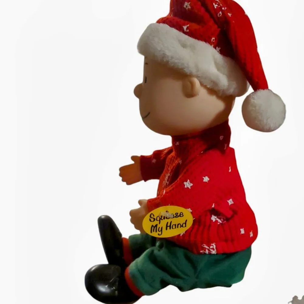 Vintage Gemmy Charlie Brown Musical Figure Plays Christmas Time is Here - Picture 2 of 4